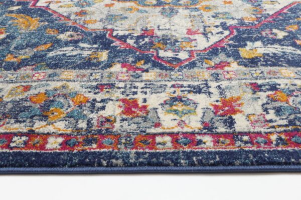 Fanno-Transitional Area Rug 50x80 Distressed Patina Modern Vintage Home Decor