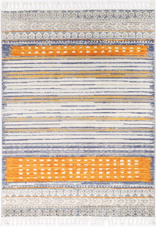 Fanno-Tribal Area Rug INCA11 Mustard 240x330 Unique Geometric Design for Home Decor