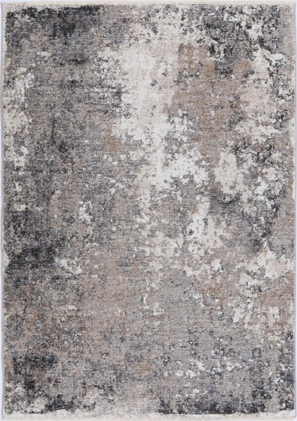 Fanno-Abstract Contemporary Traditional Area Rug 120x170 Soft Easy to Clean Synthetic Yarn