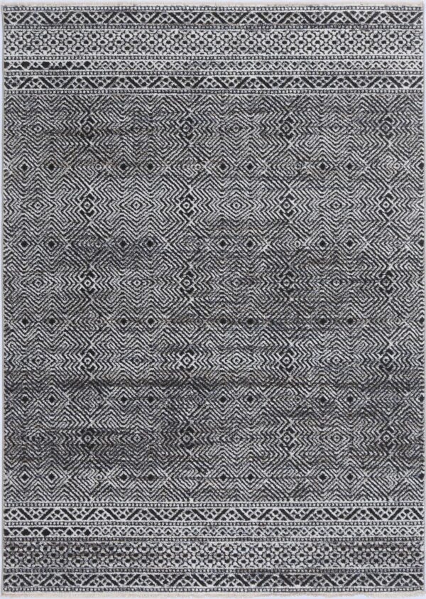 Fanno-Abstract Contemporary Traditional Area Rug 120x170 Soft Easy to Clean Synthetic Yarn