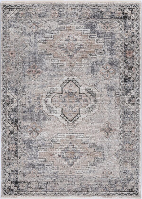 Fanno-Abstract Contemporary Traditional Area Rug 160x230 Soft Easy to Clean Synthetic Yarn