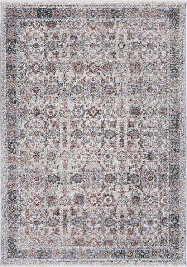 Fanno-Abstract Contemporary Traditional Area Rug 160x230 Soft Easy to Clean Synthetic Yarn