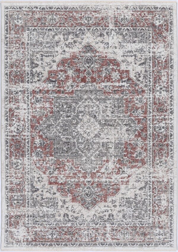 Fanno-Abstract Contemporary Traditional Area Rug 160x230 Soft Easy to Clean Synthetic Yarn