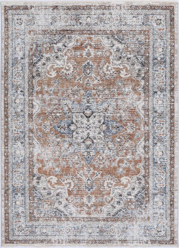 Fanno-Abstract Contemporary Traditional Area Rug 160x230 Soft Easy to Clean Synthetic Yarn