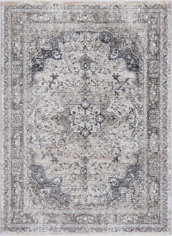 Fanno-Abstract Contemporary Traditional Area Rug 160x230 Soft Easy to Clean Synthetic Yarn