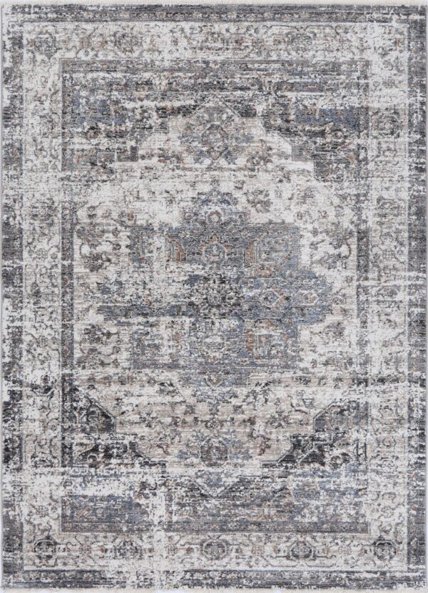 Fanno-Abstract Contemporary Traditional Area Rug 200x290 Soft Easy to Clean Synthetic Yarn