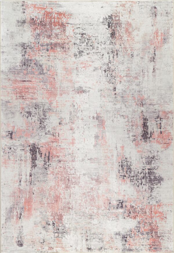 Fanno-Vintage Crown Celine Blush Distressed Area Rug 270x365 Durable Easy to Clean