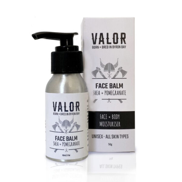 Fanno-Face Balm for Men with Shea and Pomegranate for Shaving Moisturizer and Hydration