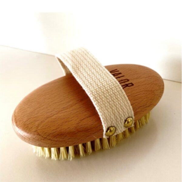 Fanno-Sisal Back Body Brush for Dry Skin Exfoliation and Circulation Improvement