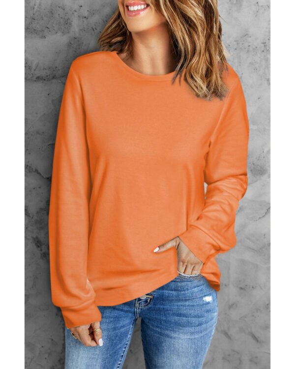 Fanno-Versatile Long Sleeve Crew Neck Top for Everyday Wear and Stylish Outfits