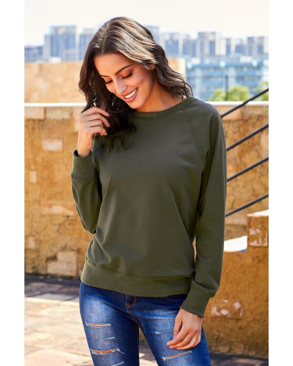 Fanno-Cotton Blend Pullover Sweatshirt Soft Cozy Fabric Classic Silhouette for All Day Wear