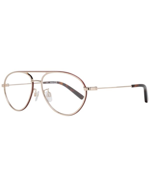 Fanno-Men's Rose Gold Full-Rim Optical Frames with Branded Case Size 57-15-140