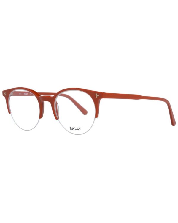 Fanno-Unisex Round Half-Rim Optical Frames in Stylish Brown Color for Demo Lenses