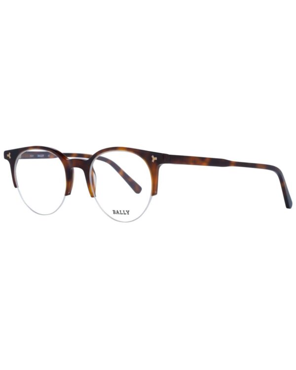 Fanno-Unisex Round Optical Frames in Brown Plastic with Demo Lenses and Branded Case