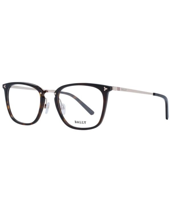 Fanno-Men's Brown Trapezium Optical Frames Acetate Metal Full-Rim Demo Glasses