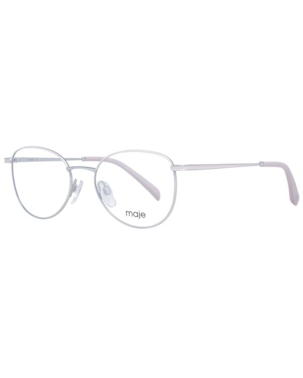 Fanno-Silver Women Optical Frames Full-Rim Oval  with Demo Lenses Size 50-17-135