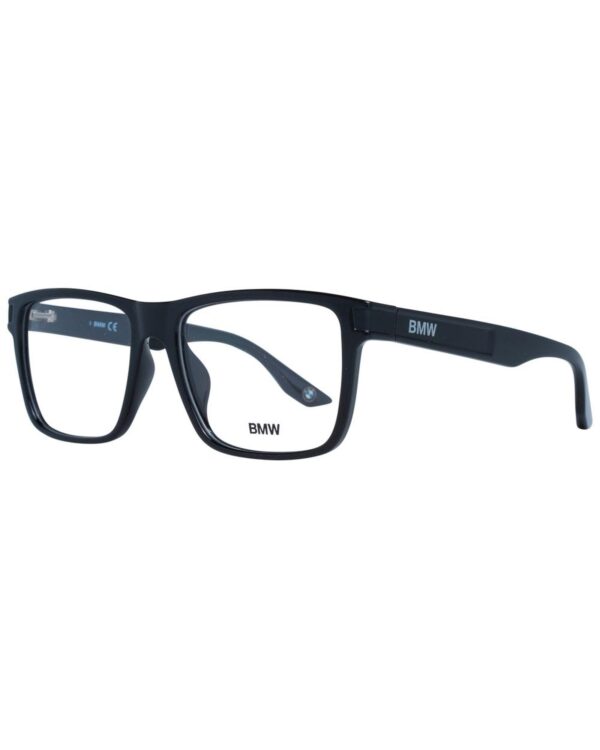 Fanno-Men's Black Square Optical Frames Full-Rim Plastic Demo Glasses 57-17-140 Size