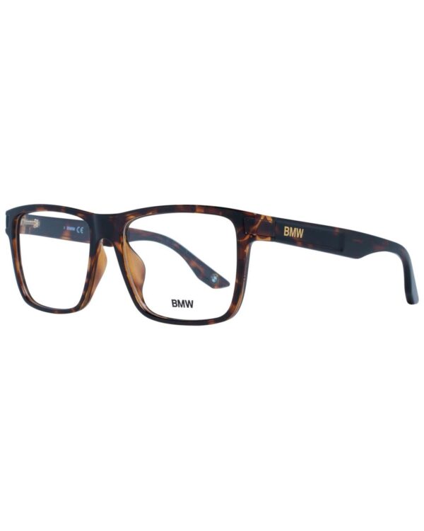 Fanno-Men's Brown Plastic Optical Frames Trapezium  Full-Rim Demo Glasses 57-17-140