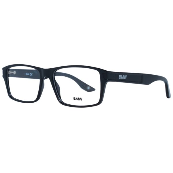 Fanno-Black Men's Rectangle Optical Frames Full-Rim Plastic Demo Lenses Size 57-16-140