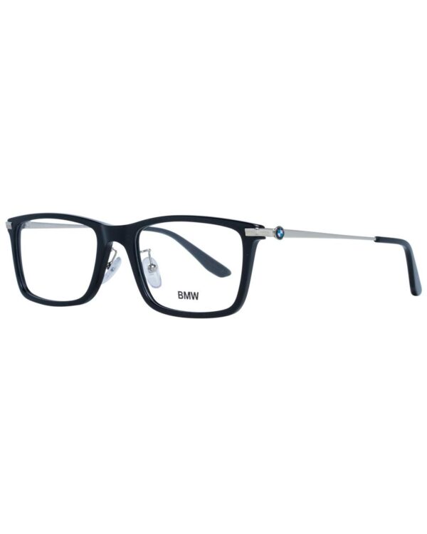 Fanno-Men's Black Optical Frames Stylish Trapezium Shape Clear Lenses Full-Rim Design