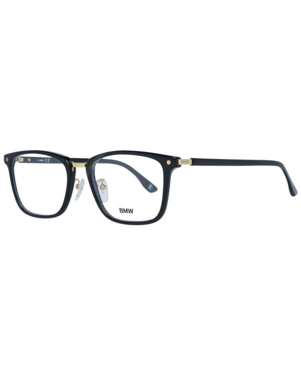 Fanno-Men's Black Rectangle Optical Frames Full-Rim Plastic with Branded Case 55-19-145