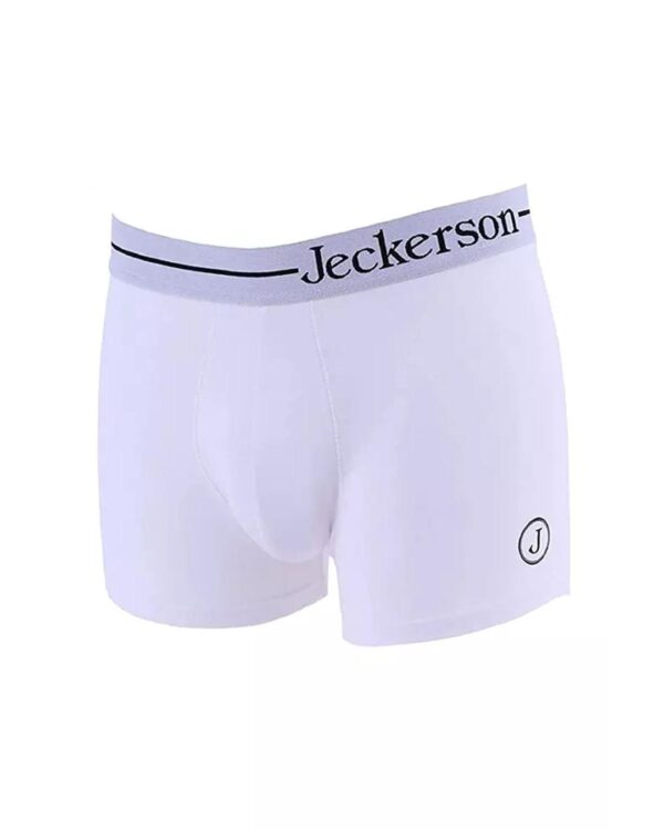 Fanno-Cotton Monochrome Boxer Underwear with Logo Print and Branded Elastic Band for Men