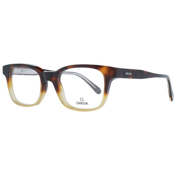 Fanno-Men's Brown Rectangle Optical Frames Plastic Full-Rim Demo Glasses 52-20-150