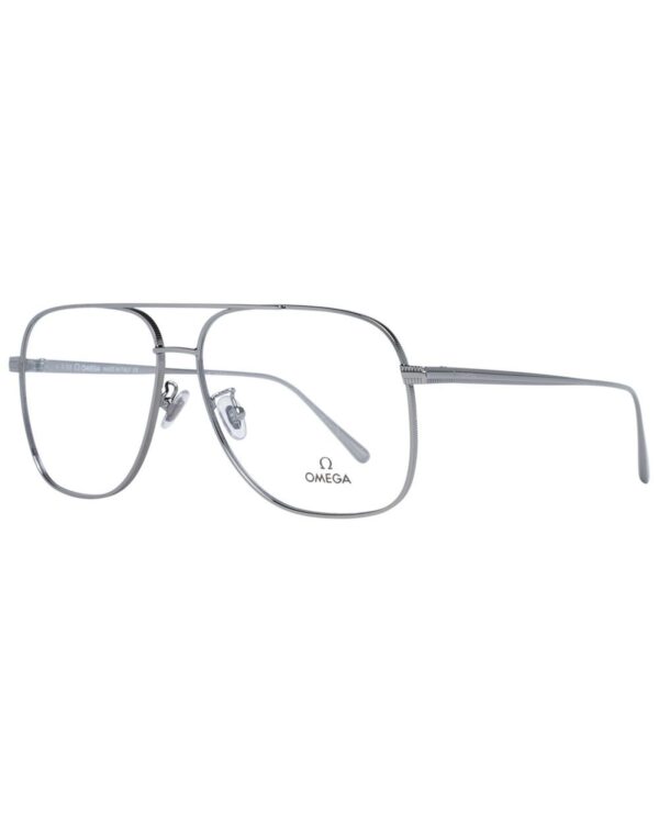 Fanno-Square Metal Optical Frames for Men in Gunmetal with Demo Lenses and Case