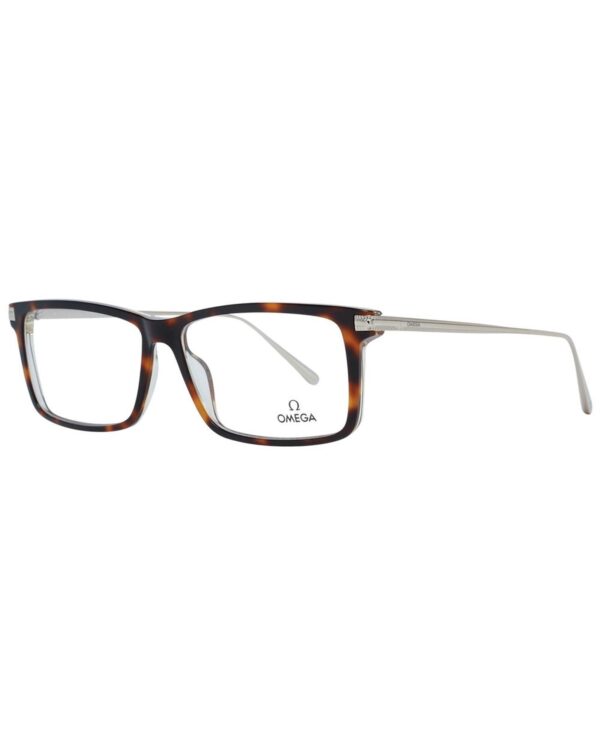 Fanno-Men's Brown Rectangle Optical Frames Acetate Full-Rim Demo Glasses 58-14-145