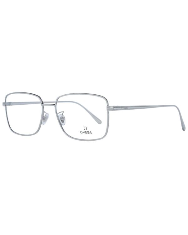 Fanno-Men's Gray Optical Frames Full-Rim Rectangle Metal Demo Glasses 57-17-145