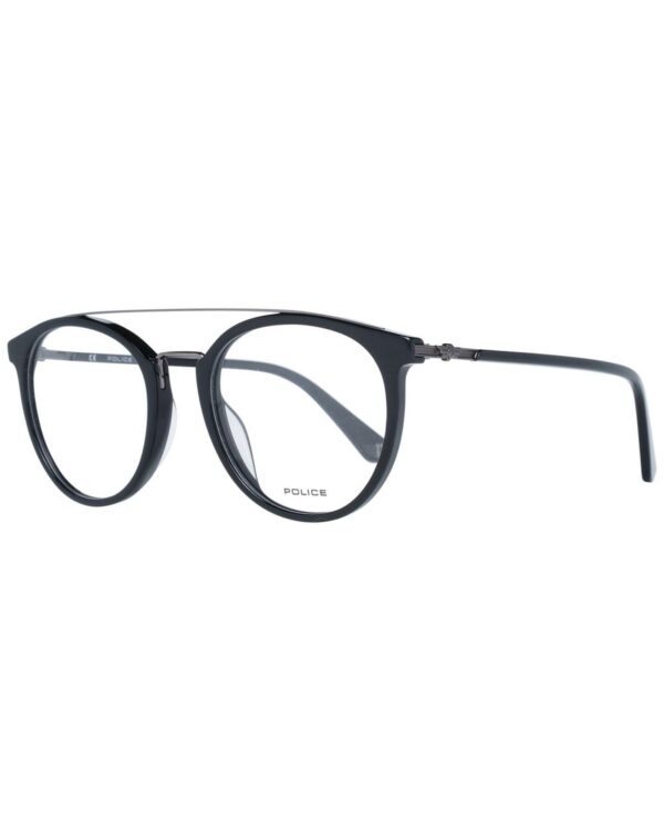 Fanno-Men's Black Full-Rim Optical Frames with Spring Hinge and Branded Case