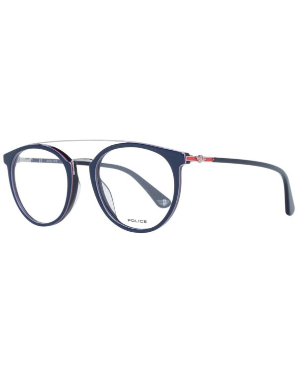 Fanno-Men's Blue Optical Frames Full-Rim Metal Plastic with Spring Hinge and Case