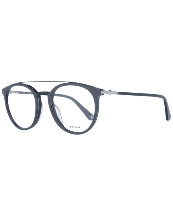 Fanno-Men's Grey Full-Rim Optical Frames with Spring Hinge and Branded Case