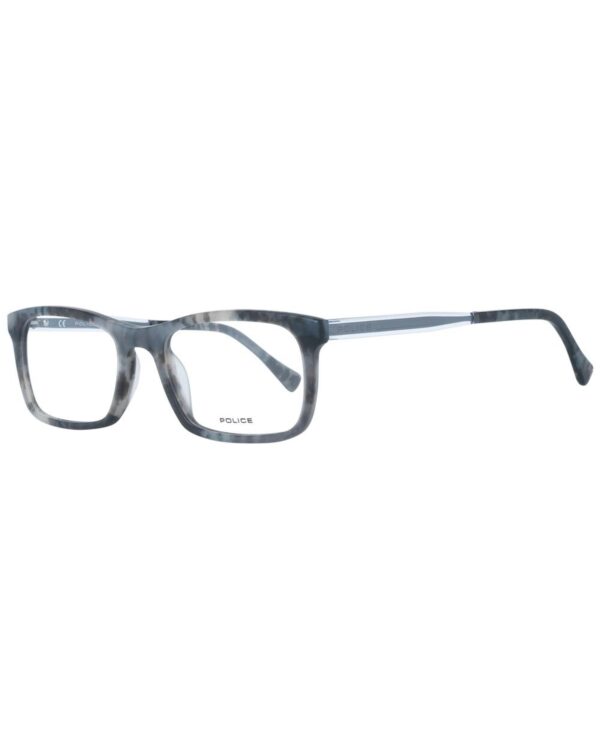 Fanno-Men's Grey Rectangle Optical Frames Full-Rim Plastic Demo Glasses 52-19-145