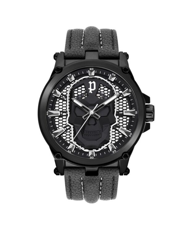 Fanno-Black Men's Watch Quality Stainless Steel Analog Water-Resistant 3 ATM 47mm