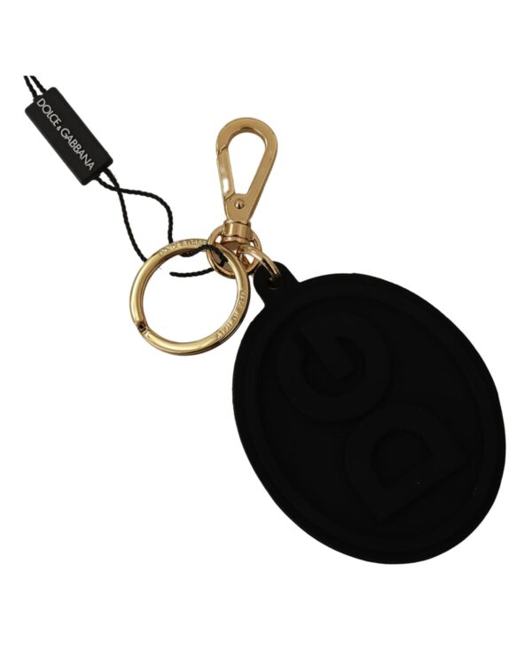 Fanno-Keychain and Bag Charm with Logo Black Gold Durable Stylish Accessory for Men