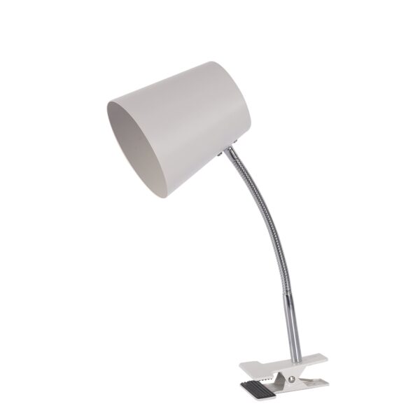 Fanno-Table Lamp with Adjustable Stand and Clip for Home Office or Bedroom Lighting