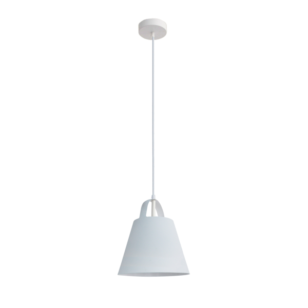 Fanno-White Pendant Light Modern Cone Shade for Contemporary Home Decor