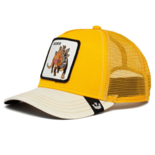 Fanno-Trucker Animal Farm Baseball Hat Cap Roofed Lizard Yellow for Men and Women