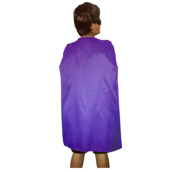 Fanno-Medium Cape Kids Costume Vampire Coat Dress Up Party School  Colors Purple