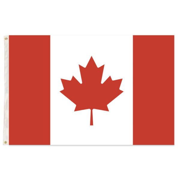 Fanno-Canada Flag Heavy Duty Maple Leaf 150cm x 90cm for National Pride and Events