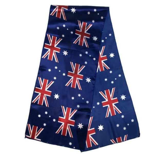 Fanno-Australian National Flag Scarf for Football Tennis Australia Day Costume Party