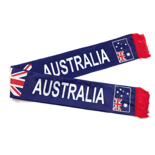 Fanno-Australian National Flag Scarf for Australia Day Football Tennis Costume Party