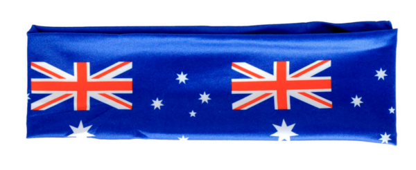 Fanno-Aussie Flag Headband for Australia Day Tennis Cricket Costume Festival Events