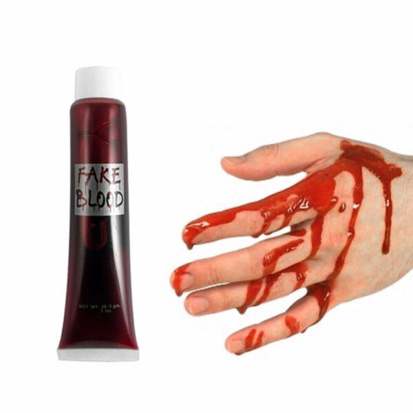 Fanno-Fake Blood Gel Cream for Halloween Zombie Vampire Makeup 29.5ml Safe Easy Use