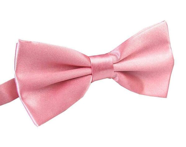 Fanno-Mens Bow Tie Light Pink Formal Wedding Tuxedo Bestman Necktie Classic Party Accessory