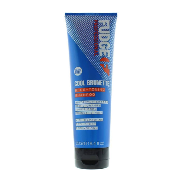 Fanno-Fudge 250ml Blue Toning Shampoo - Erases Red & Orange from Cool Brunette Hair