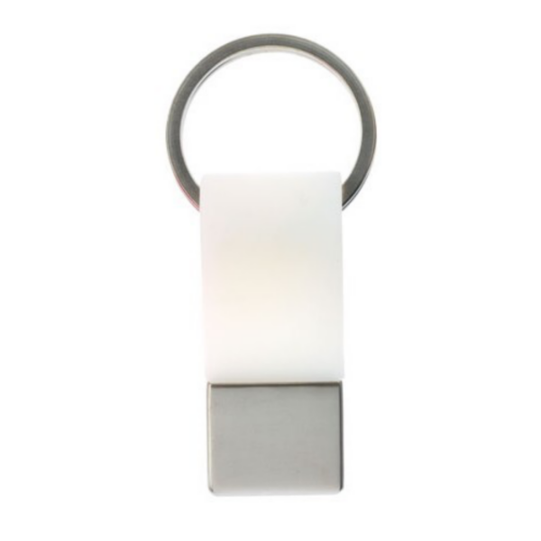 Fanno-Key Tag Keyring Silicone Metal Tip Lightweight Modern Design for School Bags