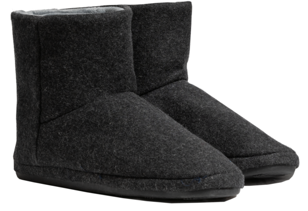 Fanno-Orthotic Ugg Boots Slippers for Men with Arch Support and Warm Lining Black EUR 42