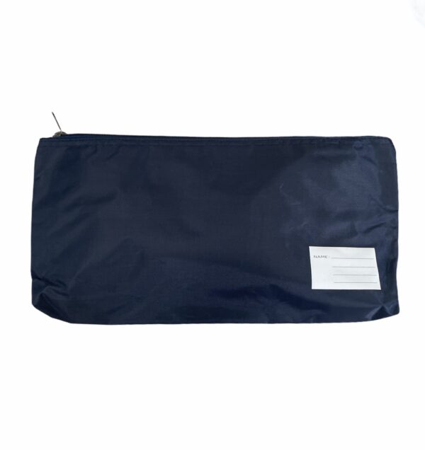 Fanno-Large Capacity School Stationery Pen Pencil Case Bag - Navy